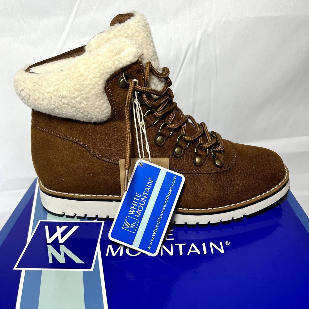 White Mountain Women's Cozy Faux Shearling Booties Women's Shoes
